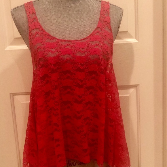 Hearts Hips Tops - Heart & Hips Beautiful Lace Top Size M